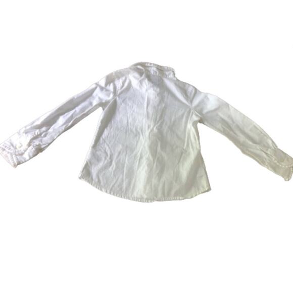 Ralph Lauren White Ruffle Blouse - Picture 8 of 8